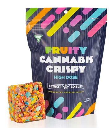 Photograph of product: Fruity Rice Crispy | 200mg