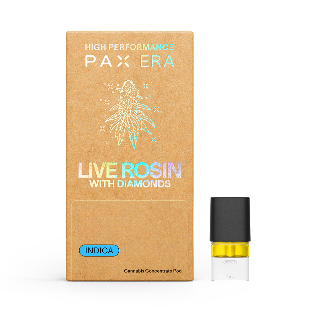 Photograph of product: Live Rosin PAX Pod: Purple Afghani