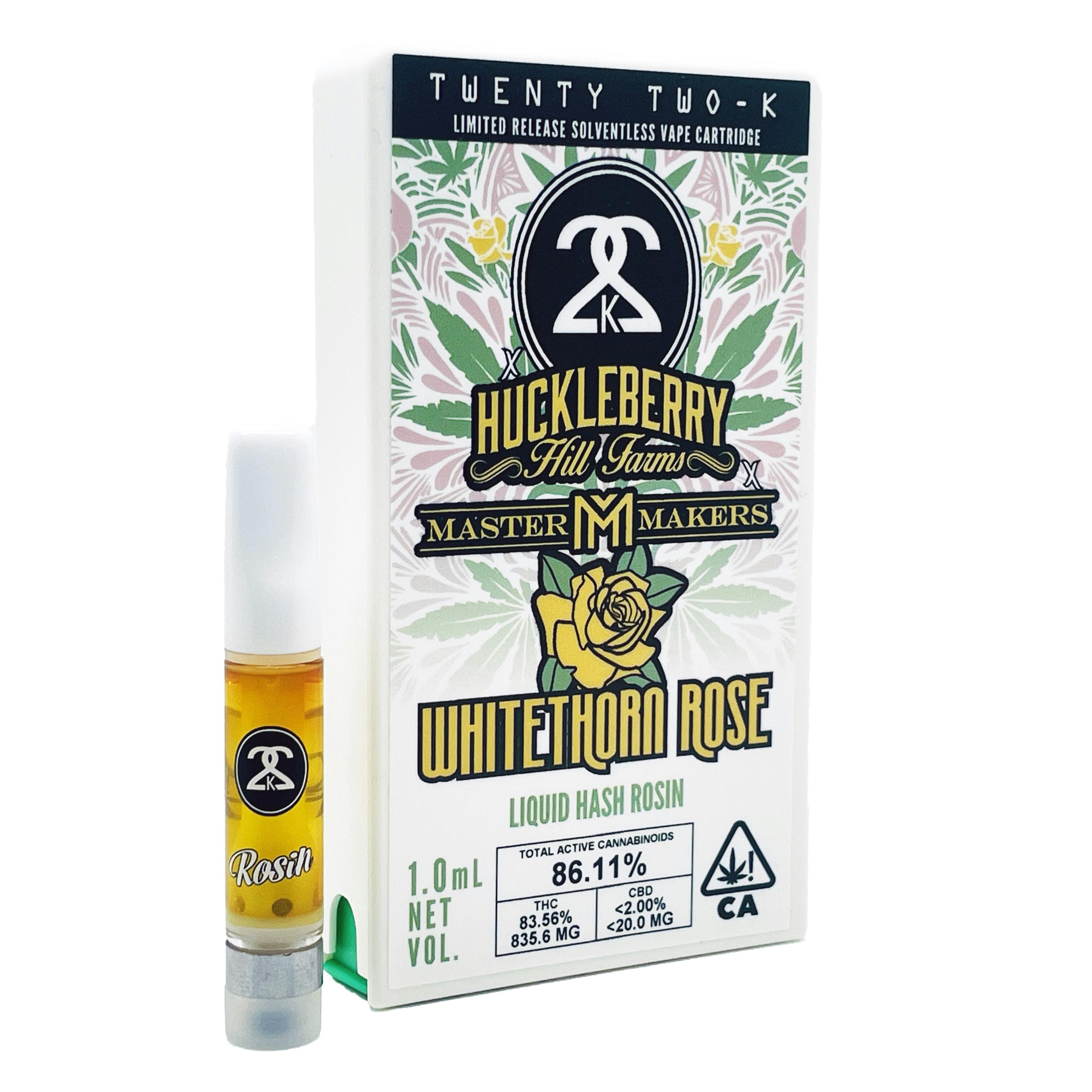 Photograph of product: WHITETHORN ROSE - LIQUID au chocolat ROSIN 1.0ML CART