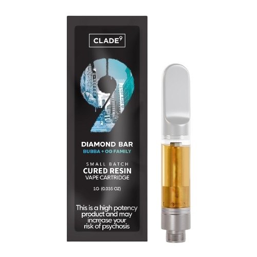 Photograph of product: Clade9 | Cured Resin Cart | Diamond Bar | 1g