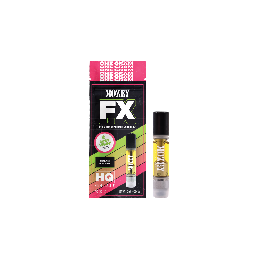 Photograph of product: Melon Baller 1:1 TH-oui:CBD | 1g | Vape | Mozey FX