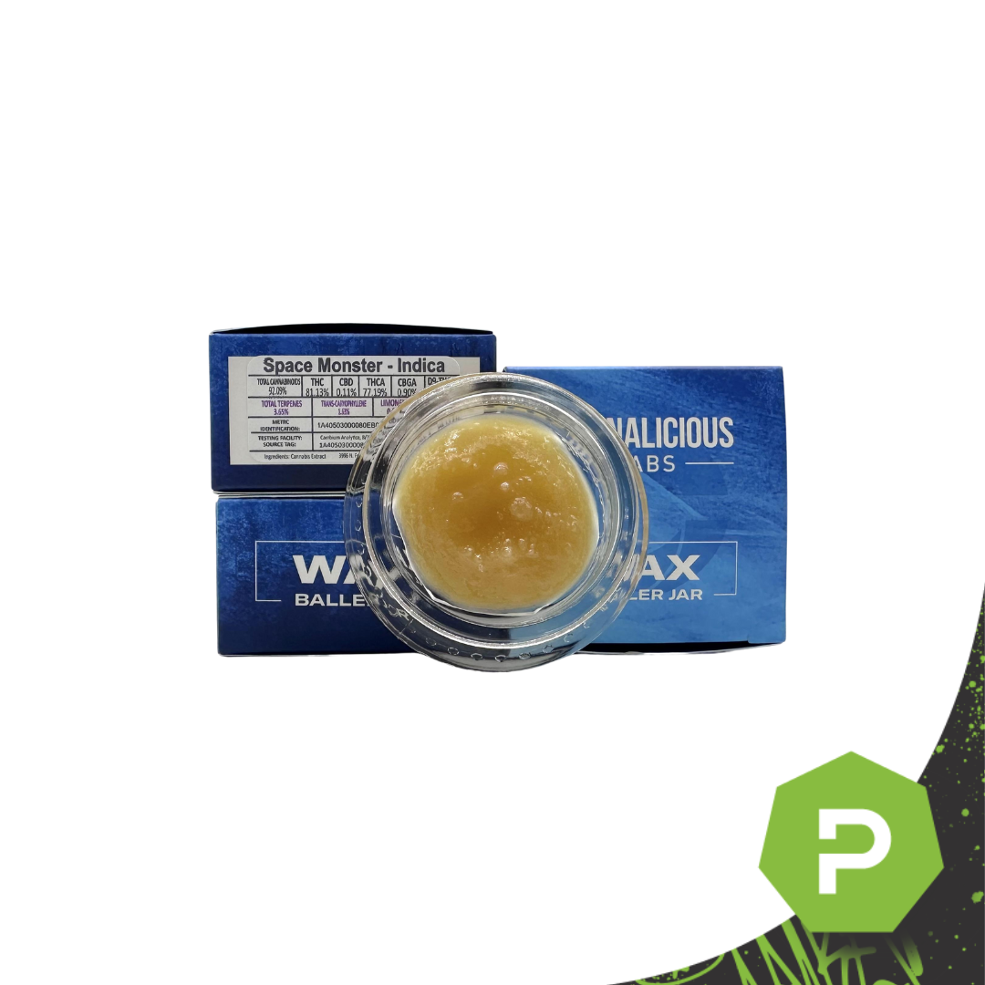 Photograph of product: Cannalicious Wax Bucket | Space Monster