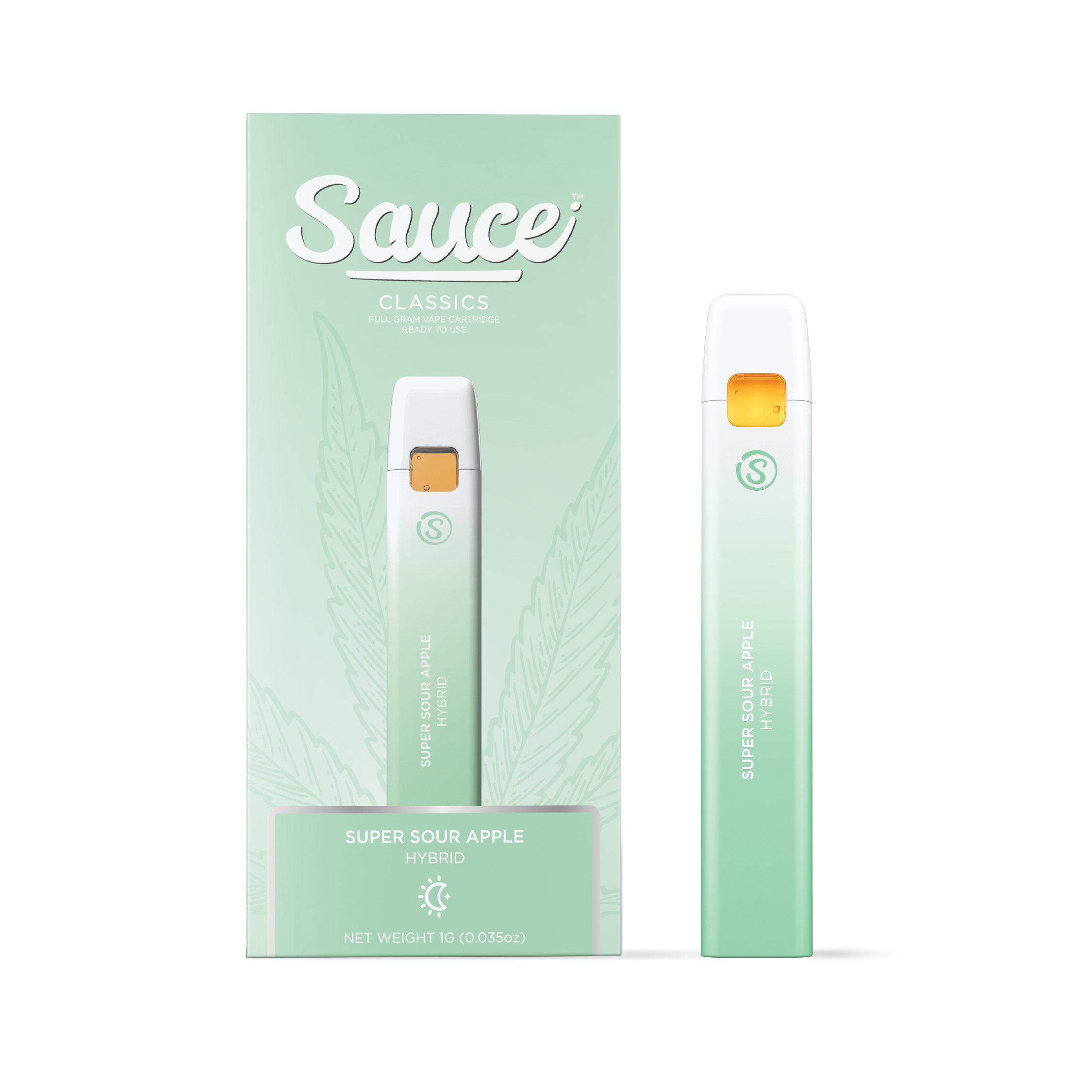 Photograph of product: Sauce - 1000mg Classic Disposable (H) - - Super Sour Apple