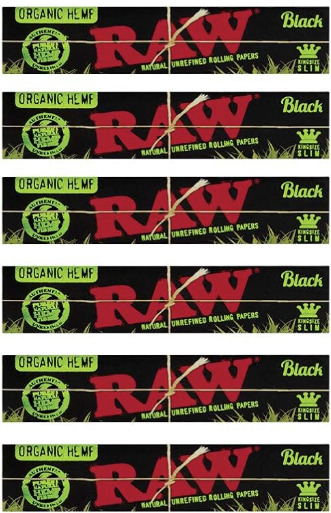 Photograph of product: Papers | RAW | Black | Wide [King Size]