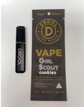 Photograph of product: Drool | 1g | Girl Scout Cookies | Live Resin Disposable