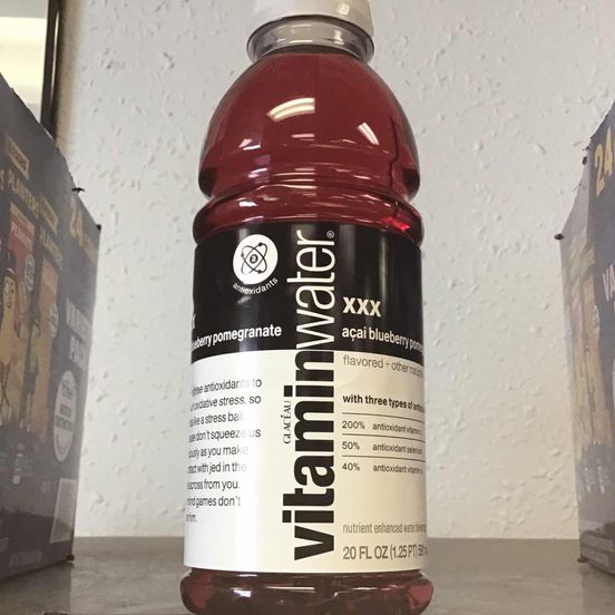 Photograph of product: vitamin water XXX - 