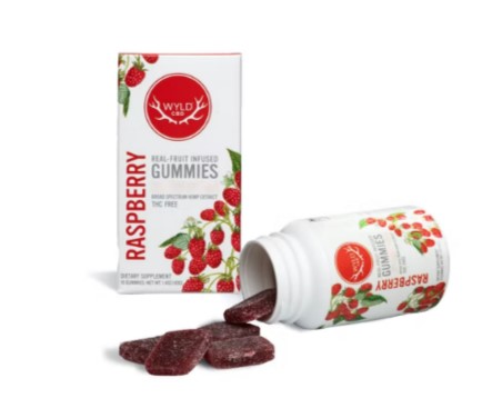 Photograph of product: Raspberry CBD Gummies 500mg