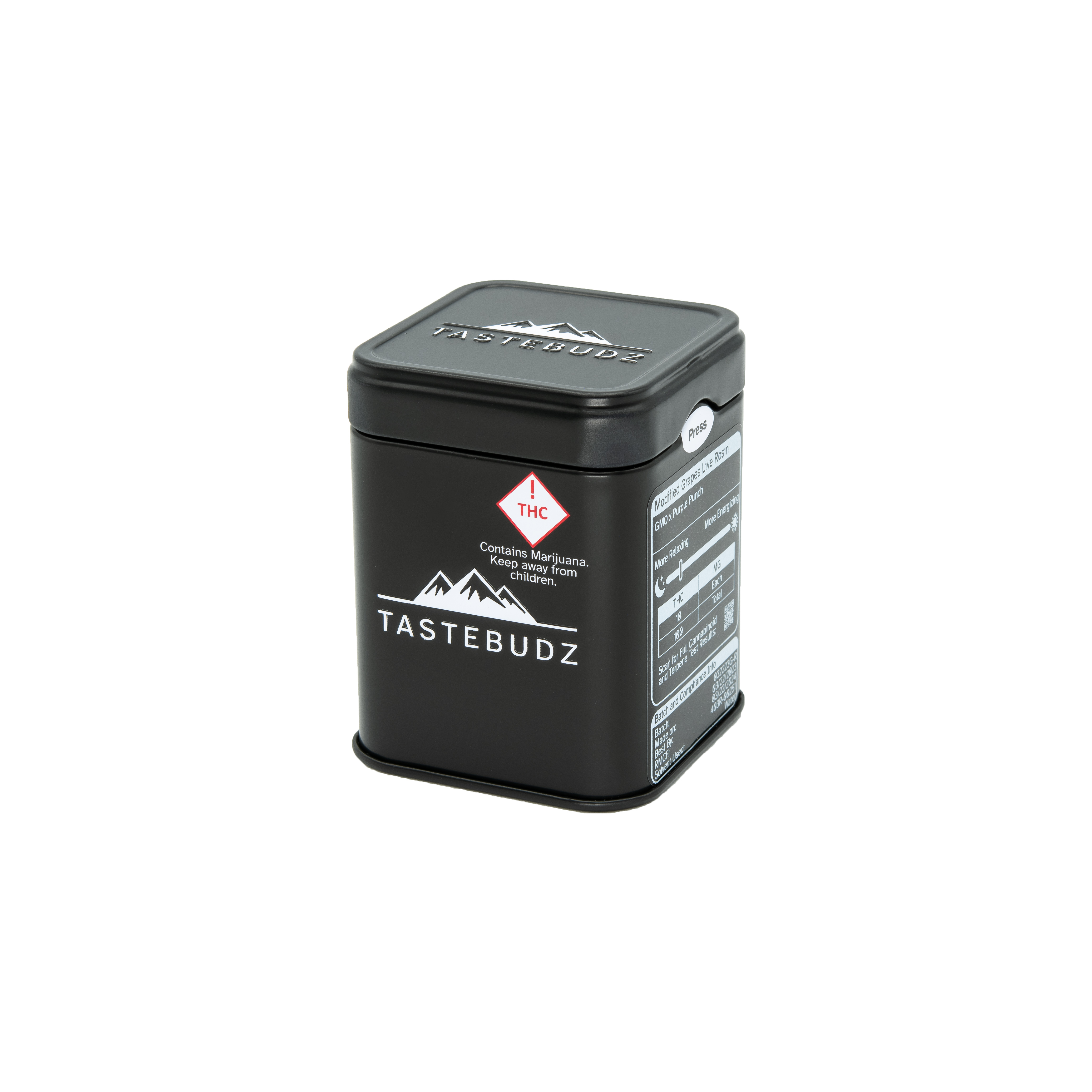 Photograph of product: Tastebudz Live Label Rosin Gummies 100mg