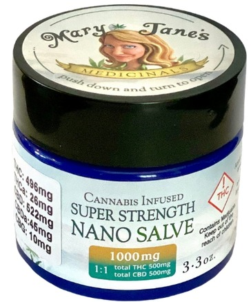 Photograph of product: Mary Jane's 0.3oz Super/Nano Salve