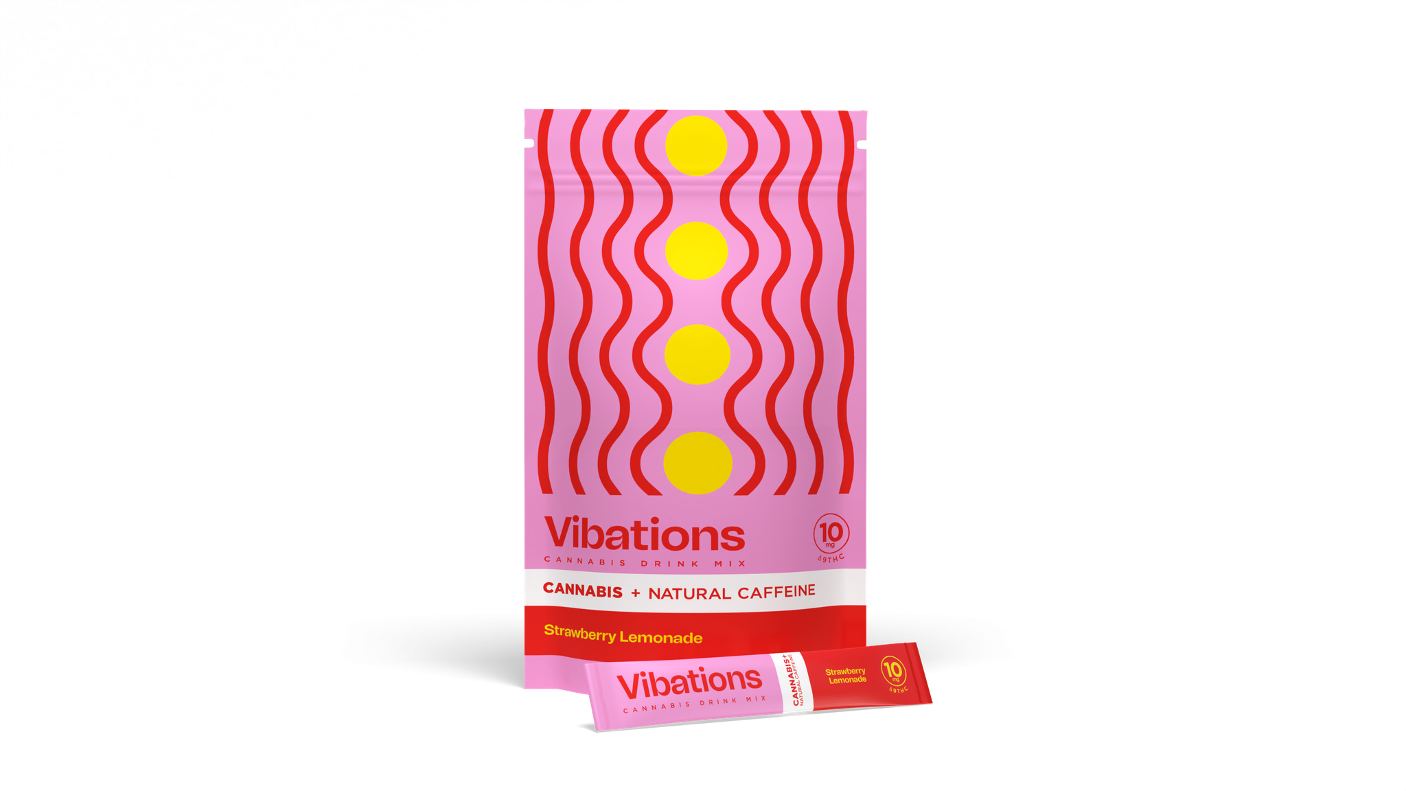 Photograph of product: Strawberry Lemonade Drink Mix 10mg x 10pk