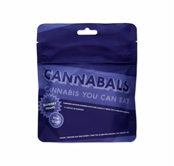 Photograph of product: CANNABALS BLUEBERRY DREAMS GUMMIES