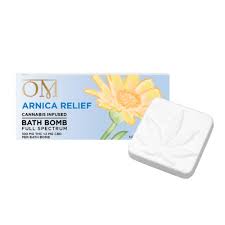 Photograph of product: OM | Arnica Relief | Bath Bomb | 100mg