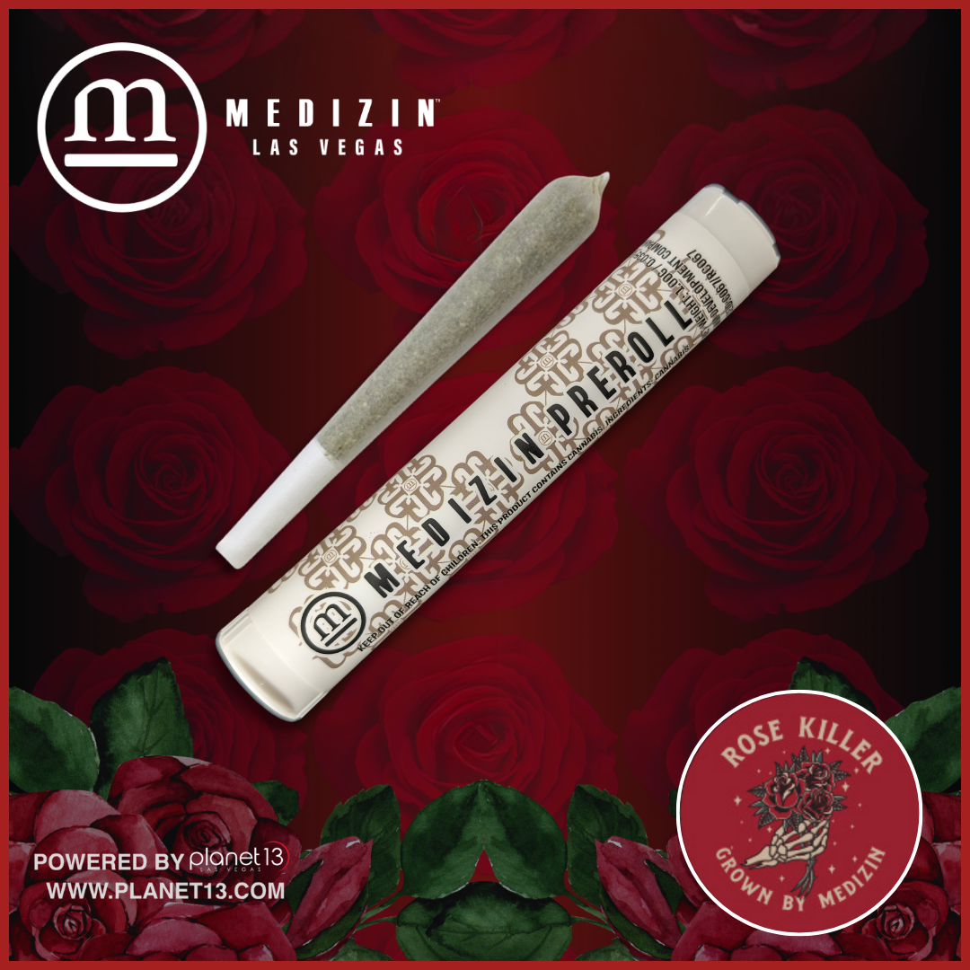 Photograph of product: Medizin Rose Killer (H) Pre-Roll 1g