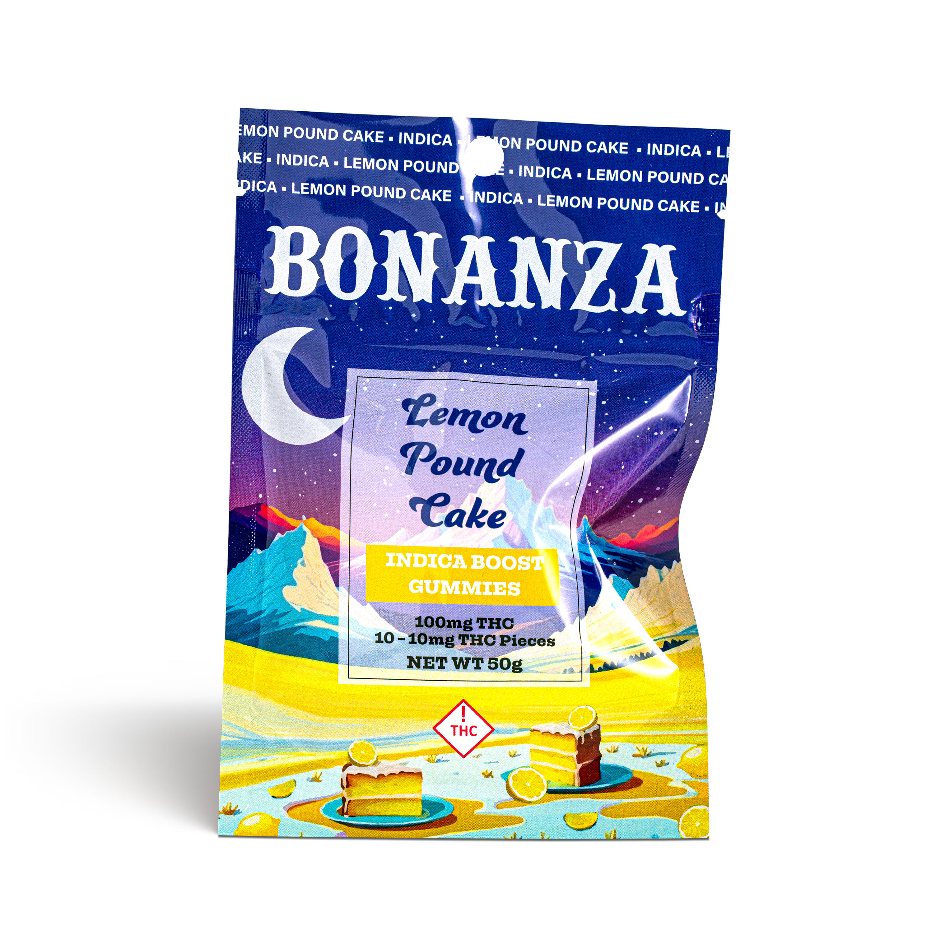 Photograph of product: Lemon Pound Cake Gummies - 100mg