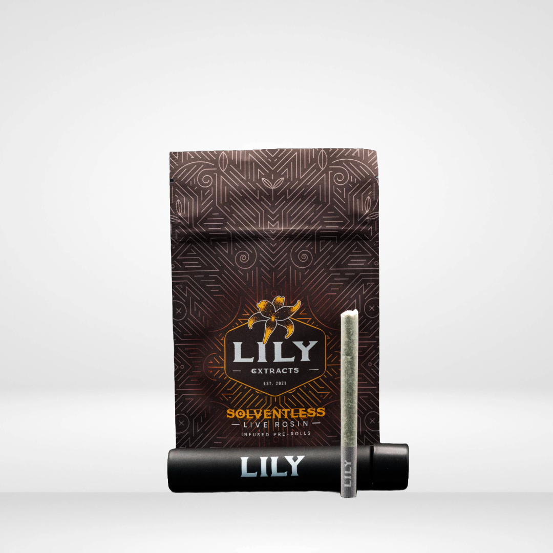 Photograph of product: Lily Extracts | au chocolat Infused Pre-Roll | Spark Plug (S)