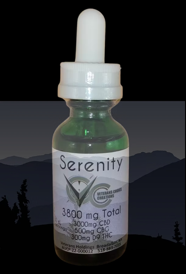 Photograph of Product: Veterans Choice Creations - Serenity Tincture 3800mg