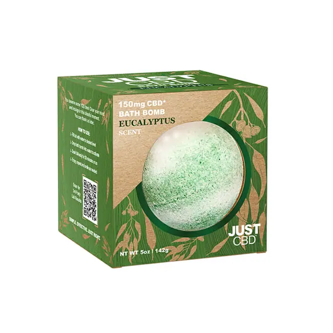Photograph of product: Eucalyptus Bath Bomb Bombs 150mg CBD