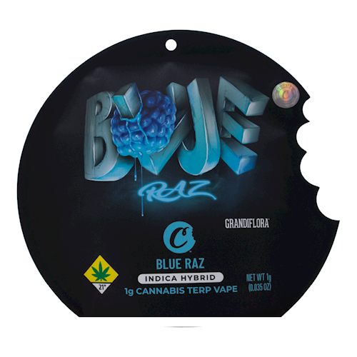 Photograph of product: Blue Razz Natural Terps Cartridge | 1g