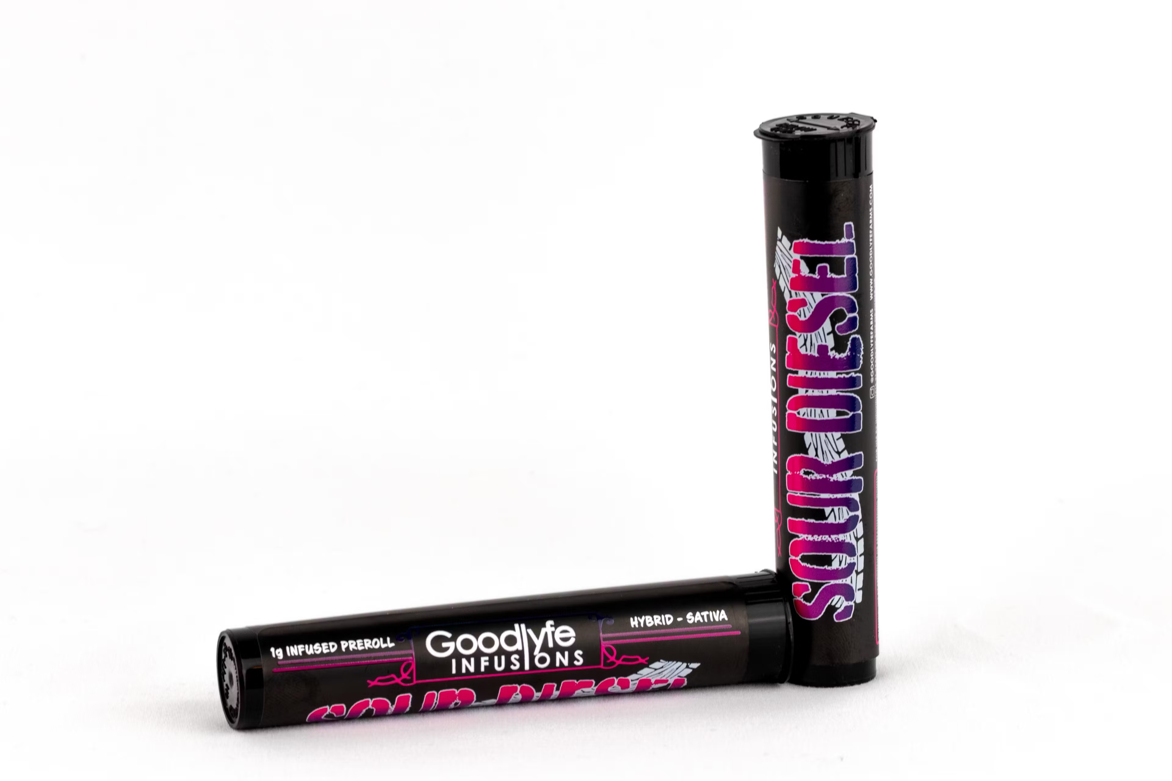 Photograph of product: Goodlyfe l Sour Diesel l Infused Pre Roll l 1g