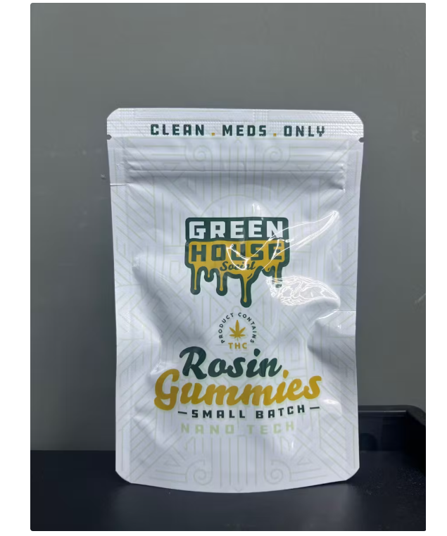 Photograph of product: GHS | 100mg | Strawberry Kiwi | Nano Rosin Gummies