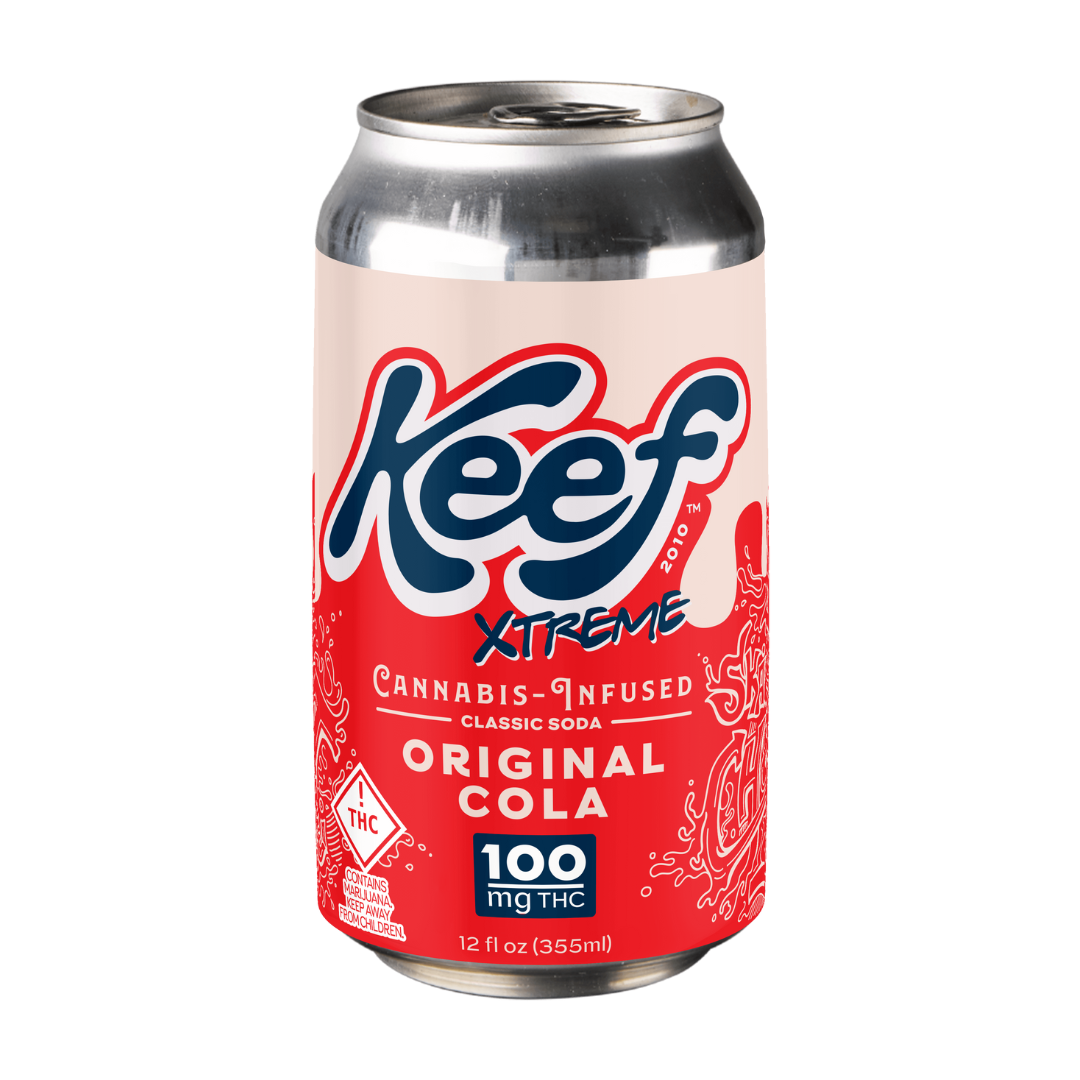 Photograph of Product: Keef - 100mg Xtreme Soda - Original Cola