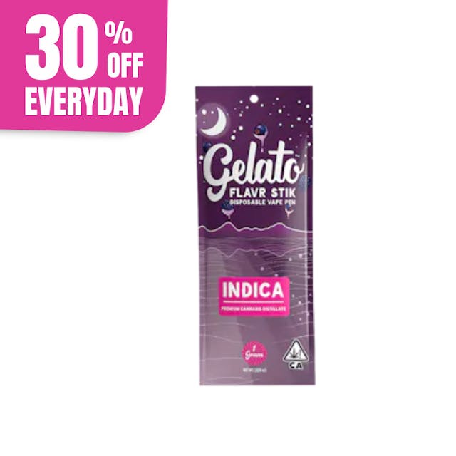 Photograph of product: Gelato Flavr AIO | 1g - Grape Soda - Disposable - Oui'd - 