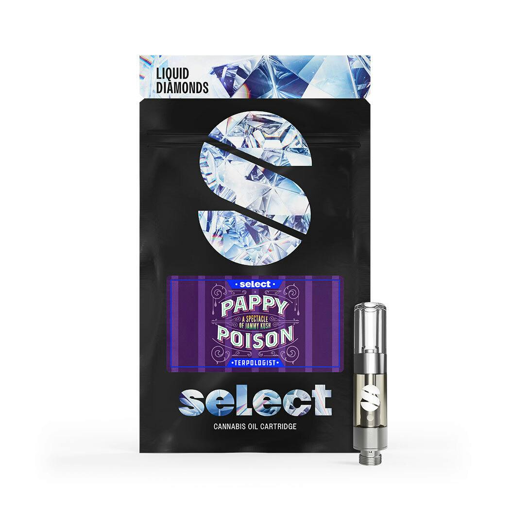 Photograph of product: Select | .5g Liquid Diamonds Cart | Pappy Poison