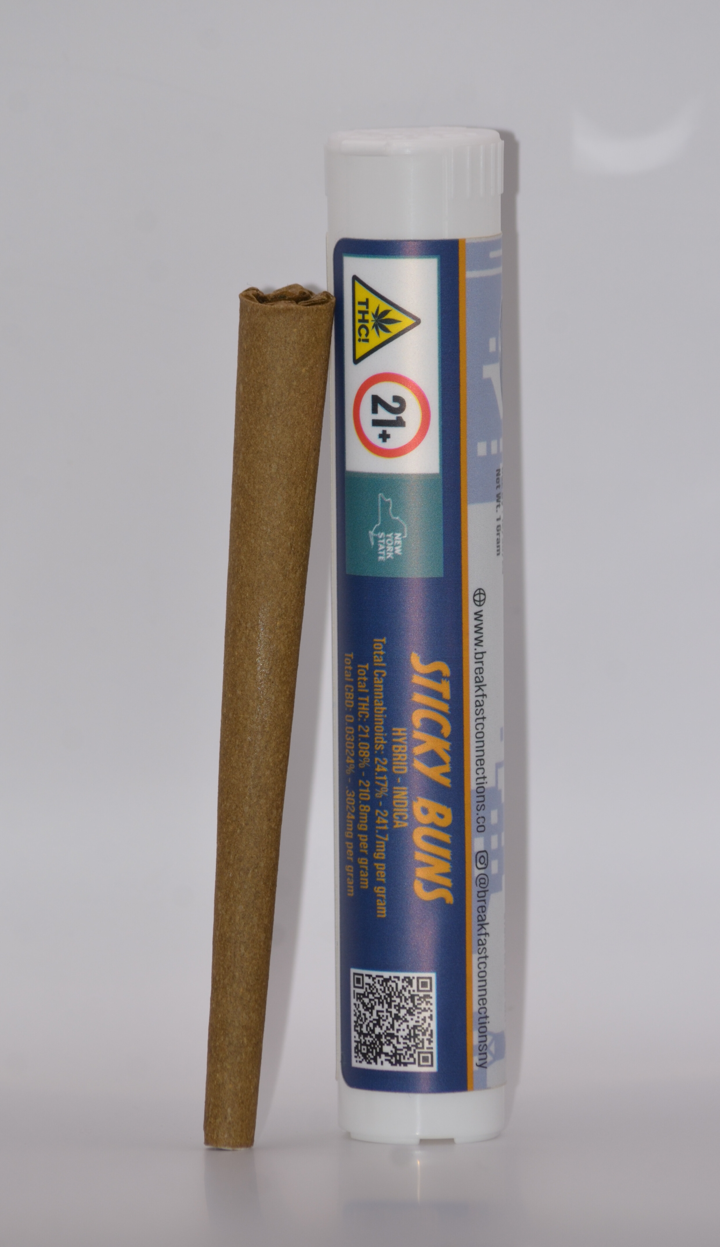 Photograph of product: Breakfast Connection | Sticky Buns | Blunt | 1G