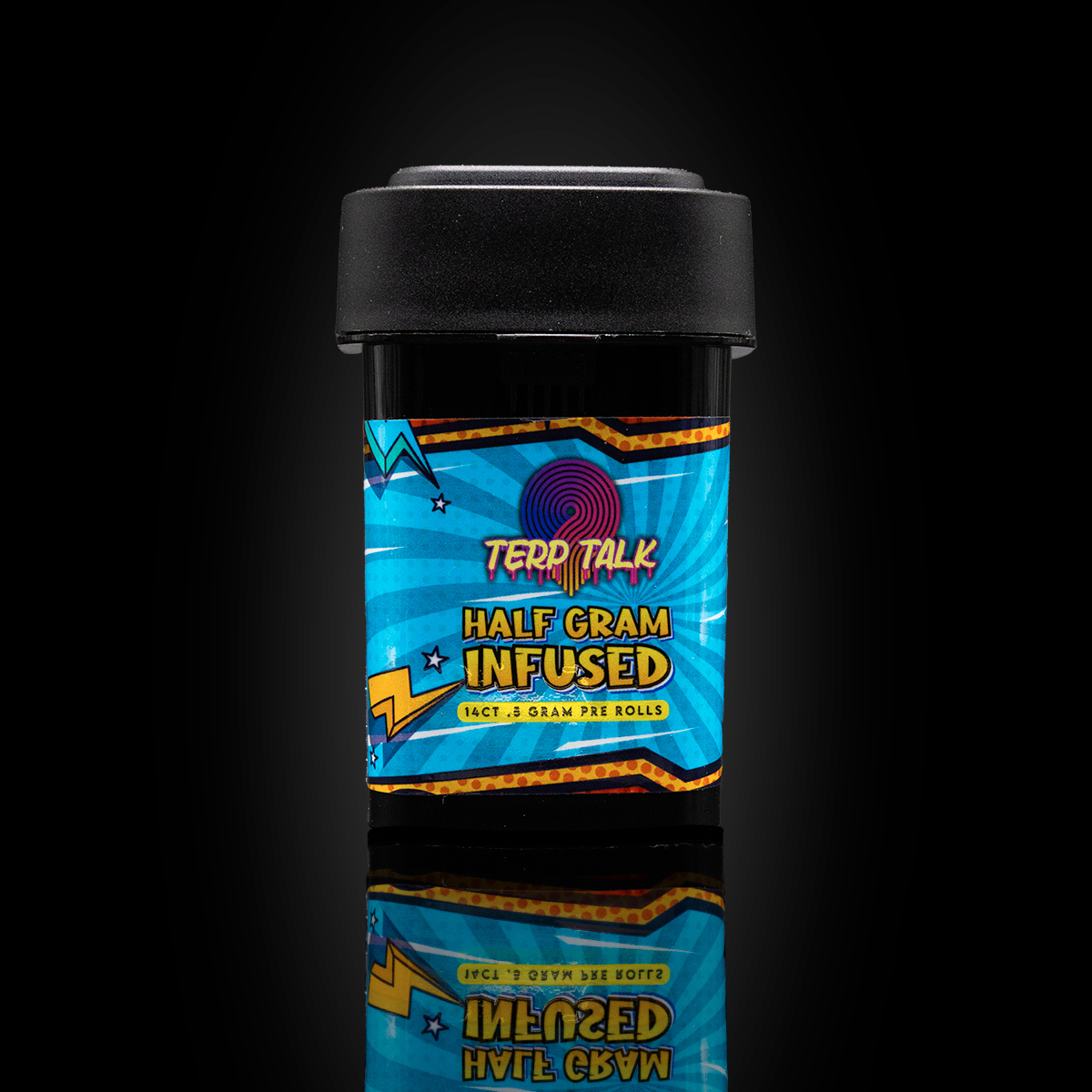 Photograph of product: Blackberry Cheesecake - Terp Talk Infused Preroll Pack