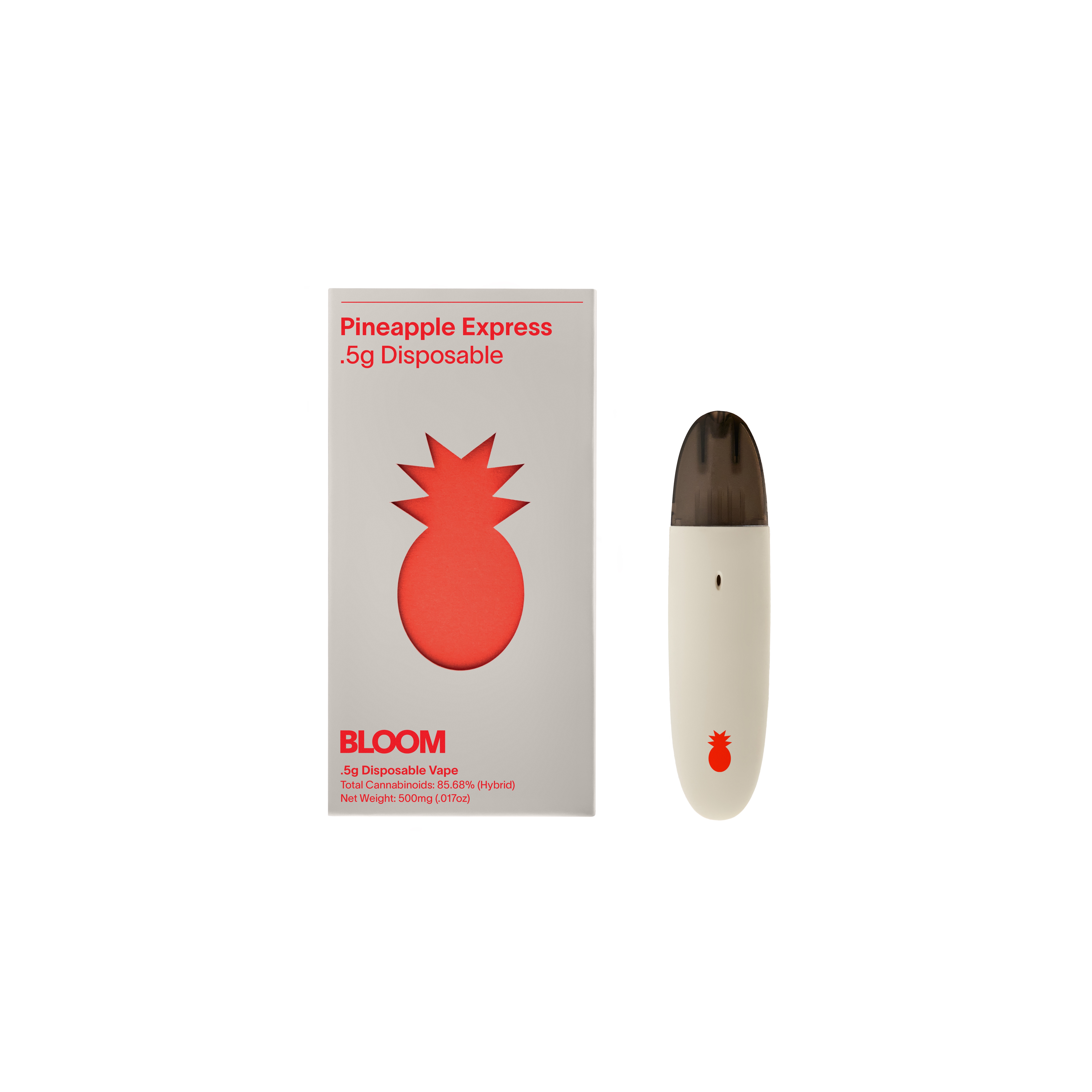 Photograph of product: Bloom | Vape | Pineapple Express | AIO .5g