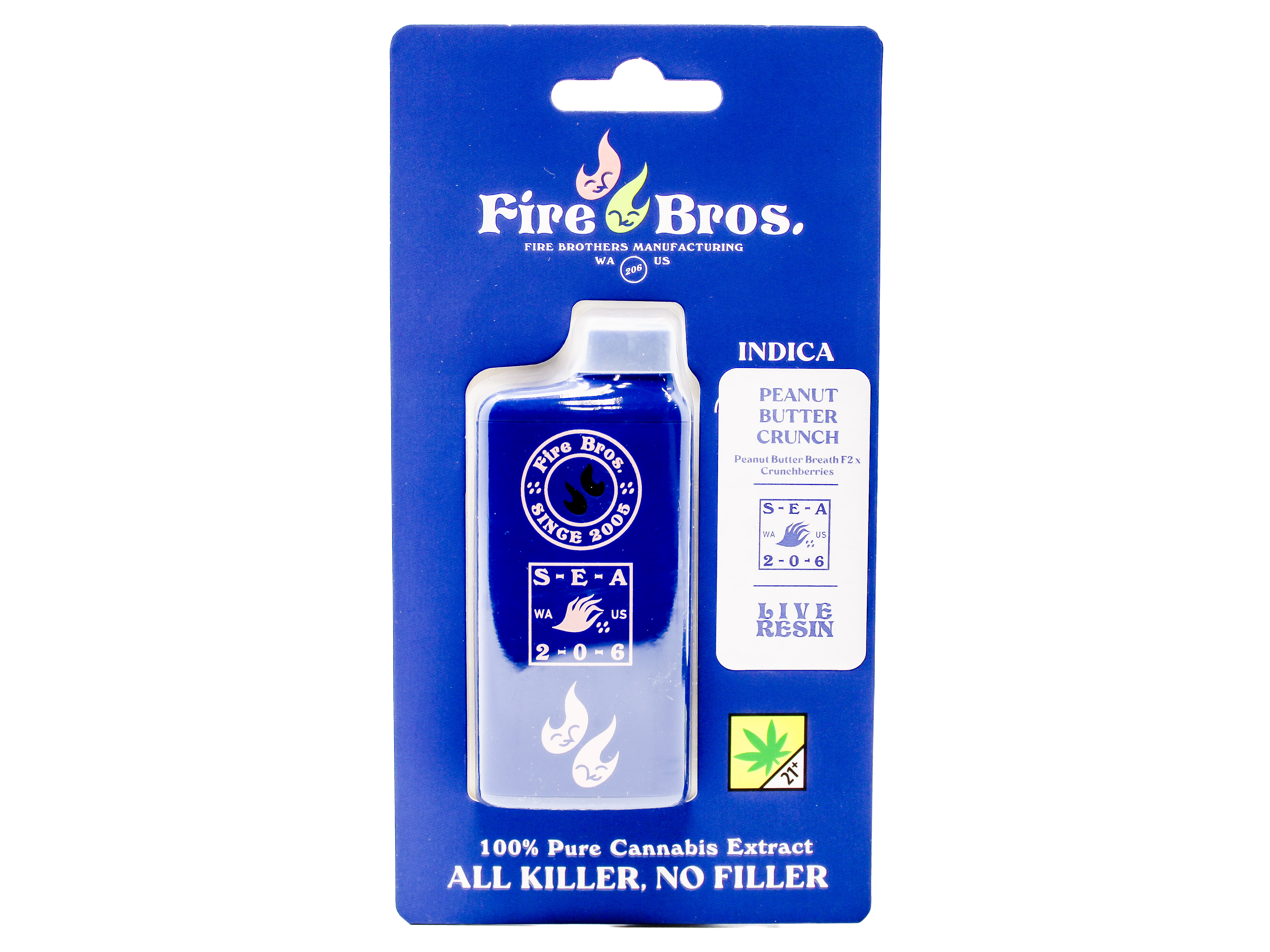 Photograph of product: FRB Peanut Butter Crunch Live Resin Disposable Cart 50489