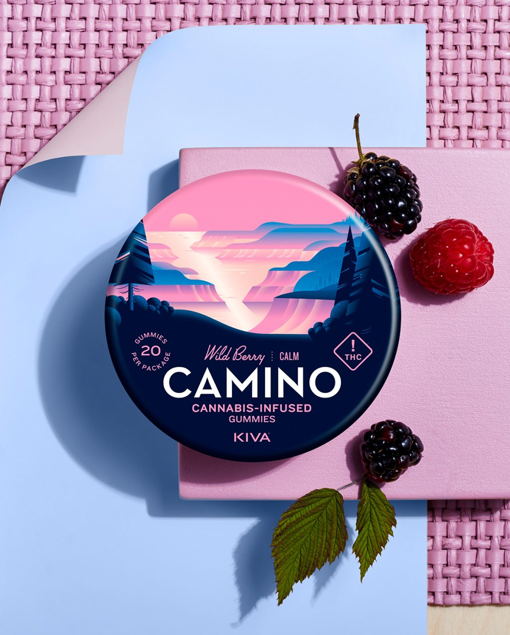 Photograph of product: Camino - 200mg Gummies - Wild Berry (S)