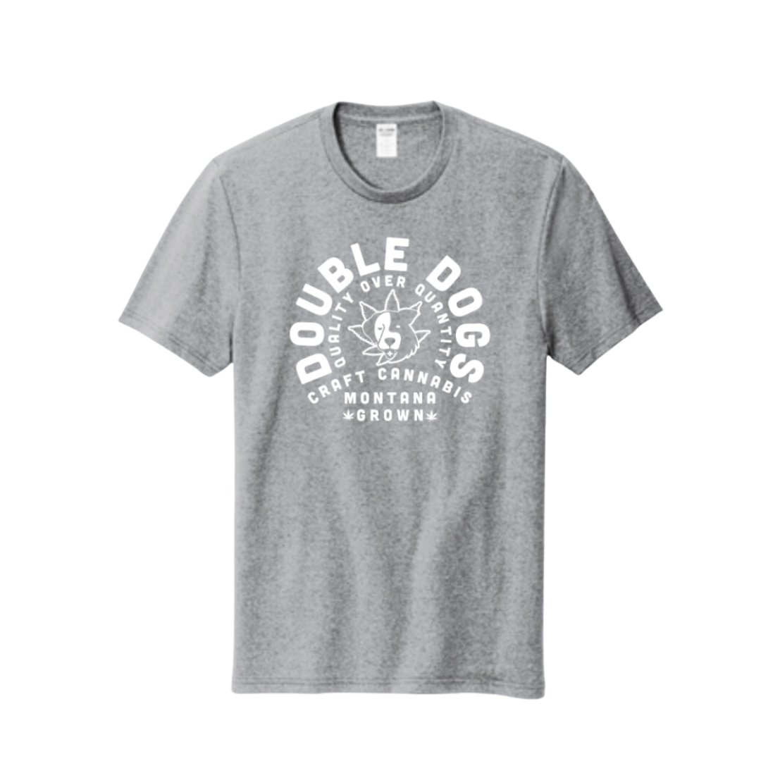 Photograph of product: Double Dogs T-Shirt Gray