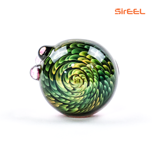 Photograph of product: SirEEL - 4.5" Implosion Flower Spoon Pipe - Assorted Colors