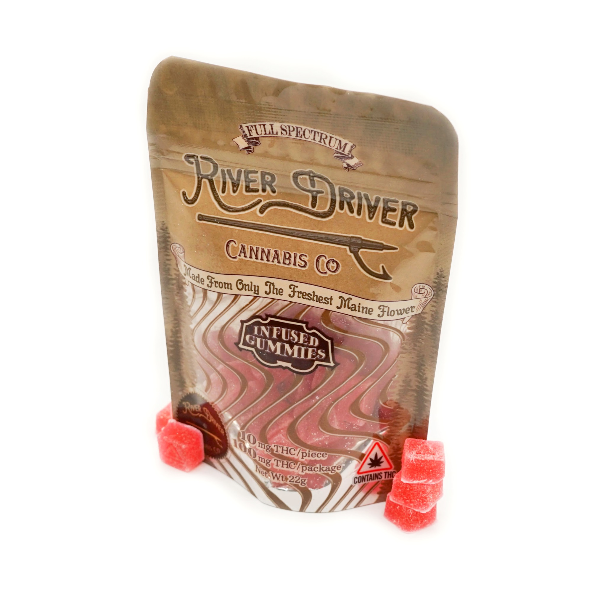 Photograph of product: Sour Watermelon Gummy 10mg, 10pk