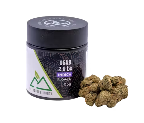Photograph of product: Berkshire Roots OGKB 2.0 Bx (I) Flower 3.5g