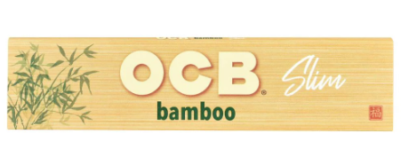 Photograph of product: Ocb   Bamboo Slim Rolling Papers   King Size