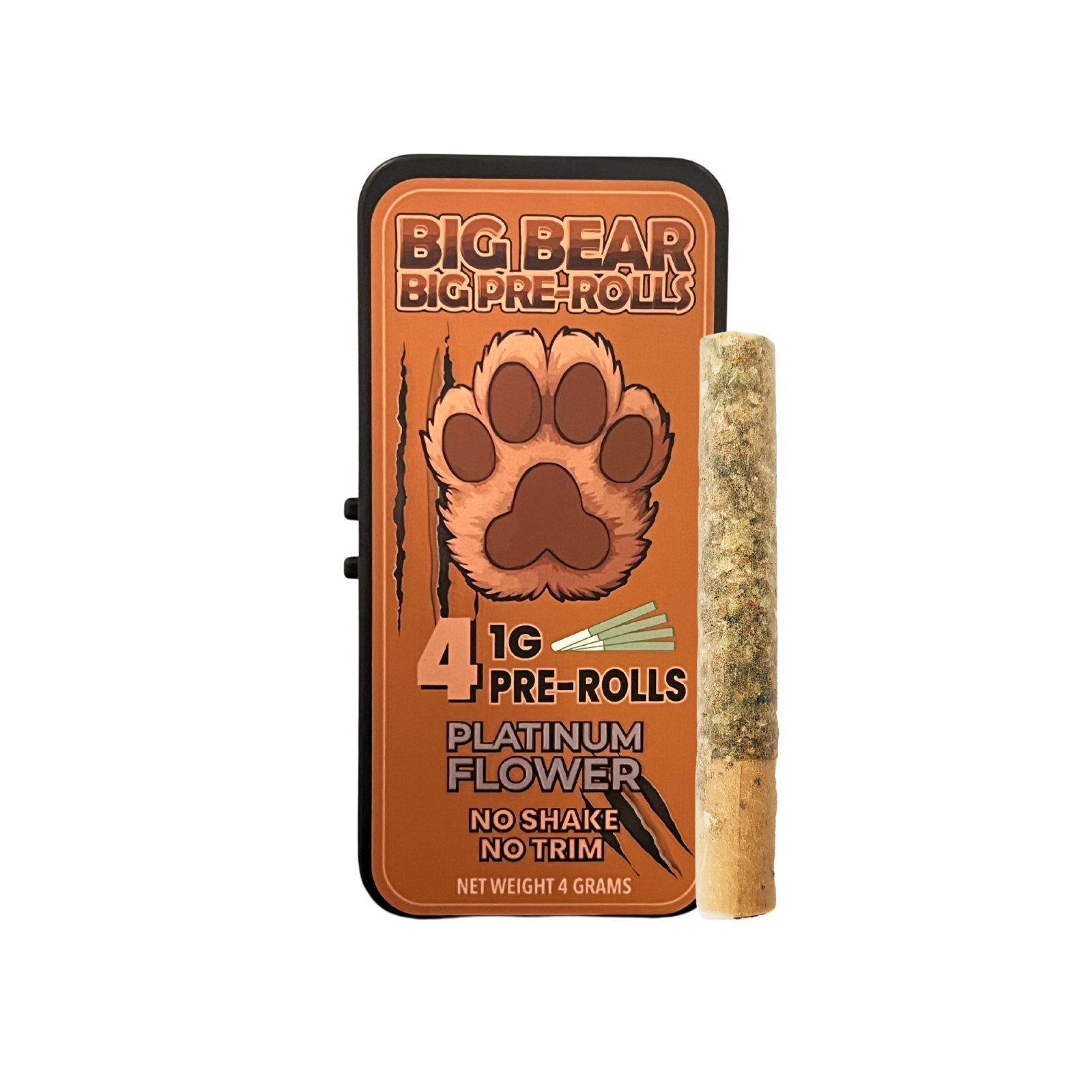 Photograph of product: Big Bear Big Pre-Rolls (4pack-Oui'd)-Tangerine Tayzer