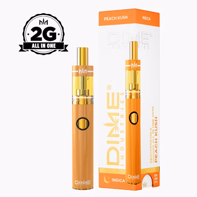 Photograph of product: Dime Industries AIO Vape | 2g | Peach Kush