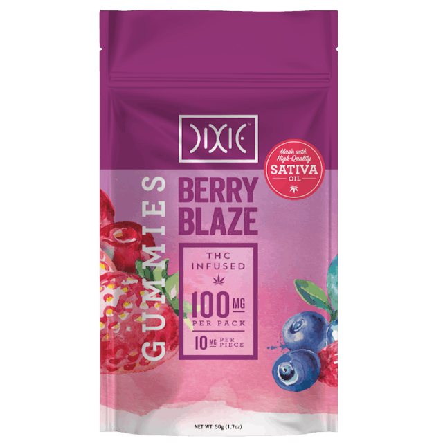 Photograph of product: BERRY BLAZE 10MG 10PK GUMMIES - 