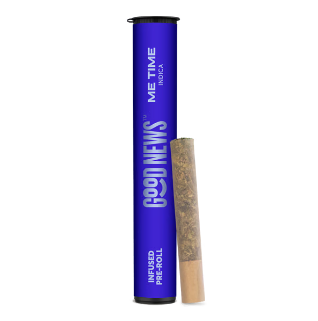 Photograph of product: Good News Infused Pre-Roll  Me Time (I)