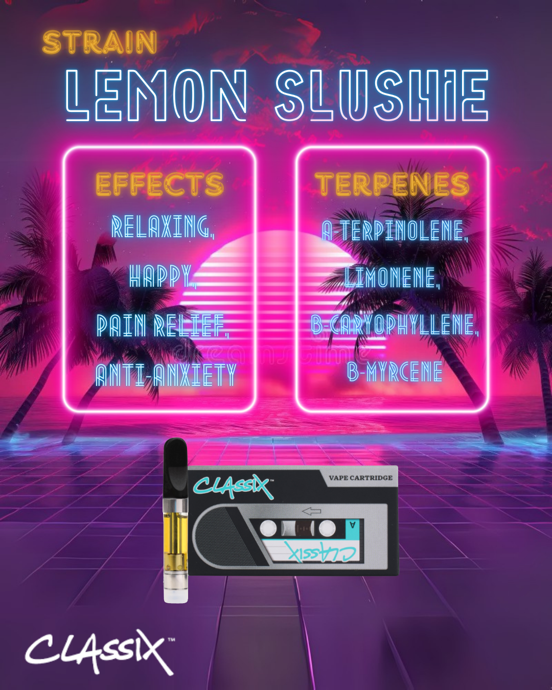 Photograph of product: CLX Vaporizer - Lemon Slushie