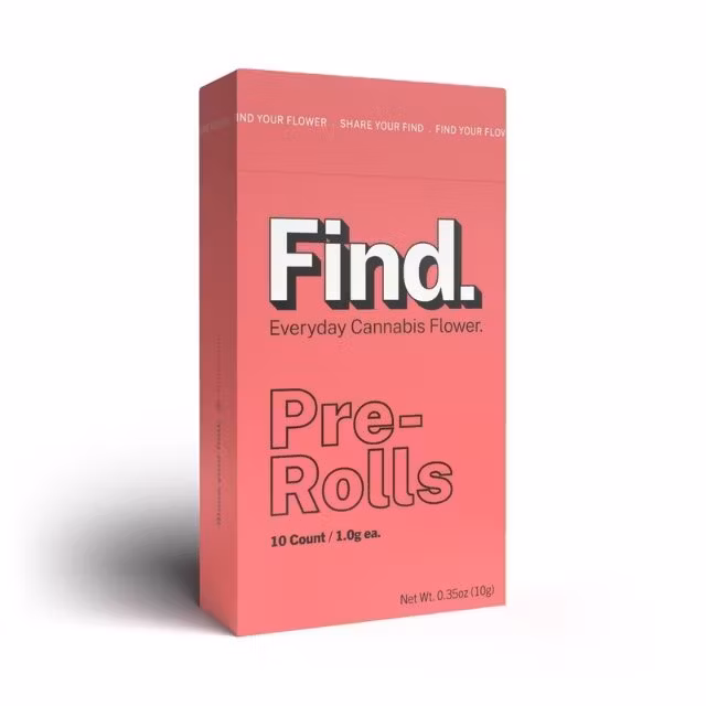 Photograph of product: Find. | Icy Pine | 1g/10pk Pre-Roll