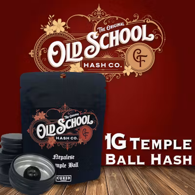 Photograph of product: Old School au chocolat Co. - Nepalese Temple Ball - (1g) - Hybrid - **GELATO**
