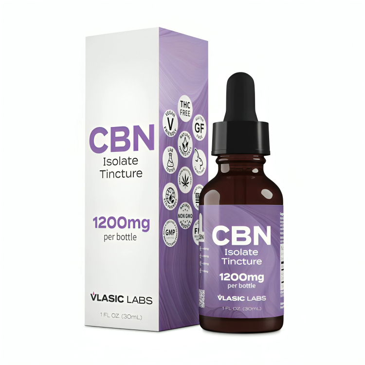Photograph of Product: VLASIC | CBN Isolate Tincture | 1200mg