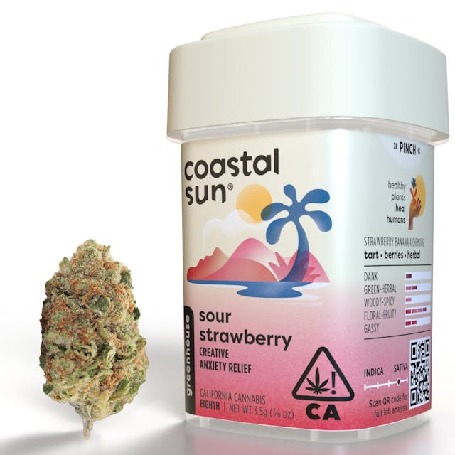 Photograph of product: Sour Strawberry | 3.5g