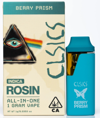 Photograph of product: BERRY PRIZM 1G ROSIN AIO