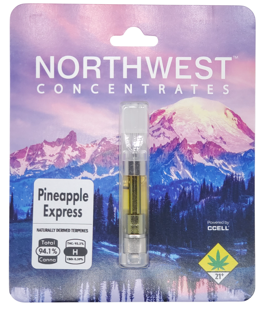 Photograph of product: Northwest Concentrates VAPE Pineapple Express Cart 1g