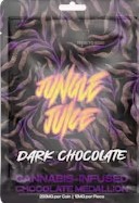 Photograph of product: Jungle Juice - Dark Chocolate Medallion - 200mg