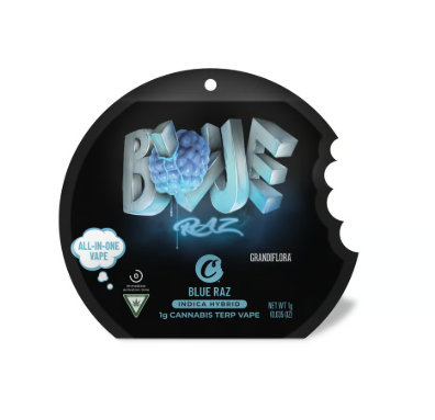 Photograph of product: Cookies Blue Raz Oui'd Terp Cartridge 1g